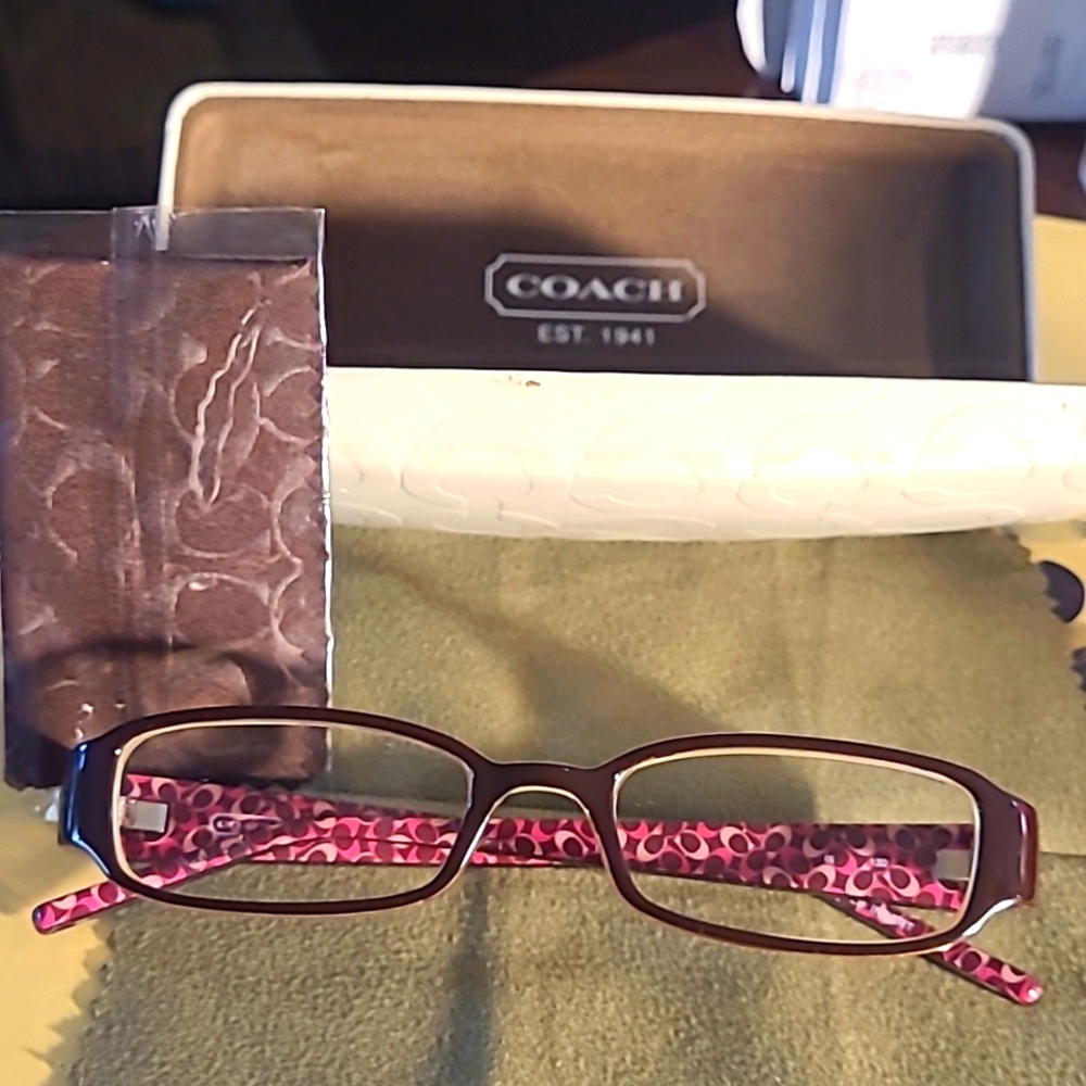 Coach 👓Coach Avery Eyeglasses Burgundy 625 / Yess Available